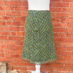 Y2K tweed skirt